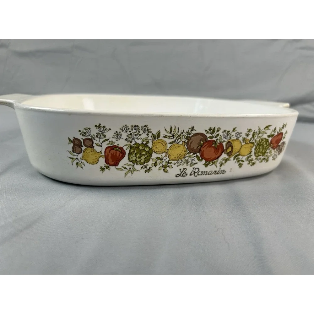 Corning Ware Le Romarin A-10-B Oval‎ Casserole Dish USA